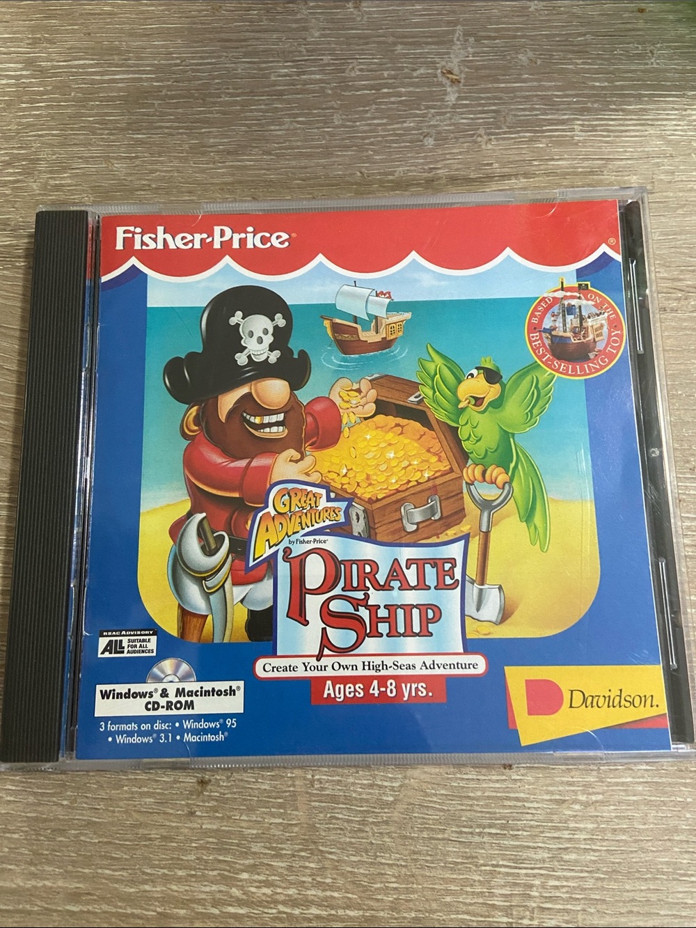 Great Adventures by Fisher-Price: Pirate Ship (PC, 1996, Jewel Case)